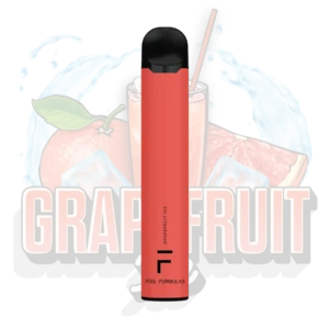Spritzige Grapefruit mit erfrischender, eisiger Note – der geschmacksneutrale Einweg-E-Zigarette von Fog Formulas. Technische Daten: 1600 Züge · 2,0 ml · 1000 mAh.jpg