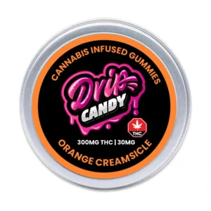 Alternative view of THC haltige Fruchtgummis mit Orangencreme Geschmack 300mg DE