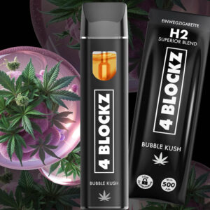 4 Blockz H2 Vape Bubble Kush