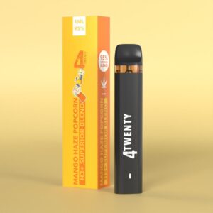 4Twenty H3+ Superior Vape – Mango Haze Popcorn 1ml 🥭