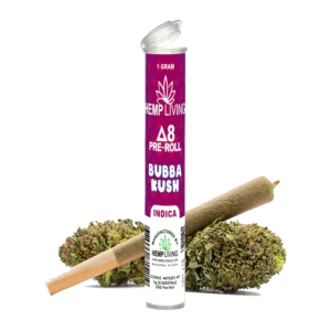 Delta 8 Flower 1g Pre-Roll Bubba Kush