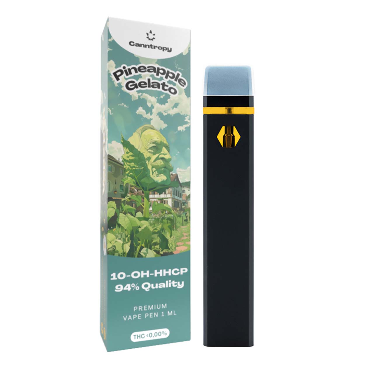 Canntropy 10-OH-HHCP Vape – Ananas-Gelato 1 ml