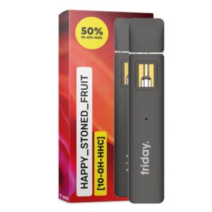 Friday 10-OH-HHC Vape – Happy Stoned Fruit 1ml