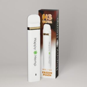 Happy Hemp H3 Ultra Vape – Gefrorener Pfirsich 1 ml