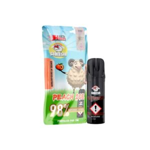 SHEESH Signature Pod – Peach Ice (Hybrid) – 98% Superior